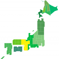 日本地図(近畿）