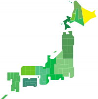 日本地図(道東)